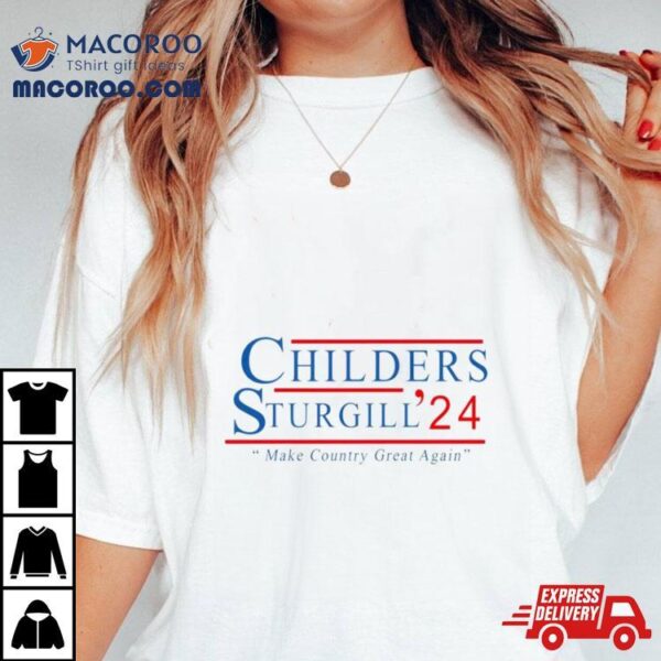 Children Sturgill 24 Make Country Great Again Shirt