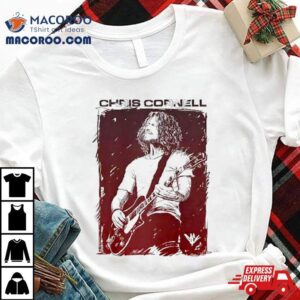 Chris Cornell Sketched Guitar Tshirt