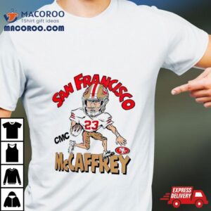 Christian Mccaffrey San Francisco Ers Caricature Tshirt