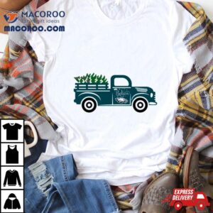 Christmas Tree Truck Believe Philadelphia Eagles Tshirt