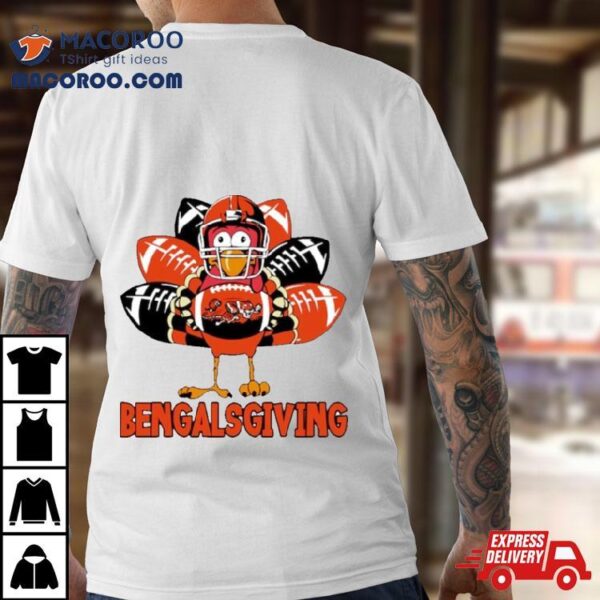 Cincinnati Bengals Turkey Bengalsgiving Thanksgiving Shirt