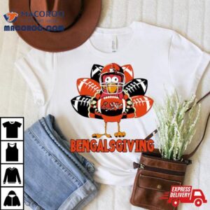 Cincinnati Bengals Turkey Bengalsgiving Thanksgiving Tshirt