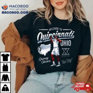 Cincinnati Quincy Olivari Welcome To Quincinnati Tshirt