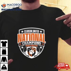 Clemson Tigers Ncaa Men S Soccer National Champions Official Logo Tshirt