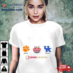 Clemson Tigers Football Vs Kentucky Football Taxslayer Gator Bowl Jacksonville Fl Friday December Bowl Season Tshirt