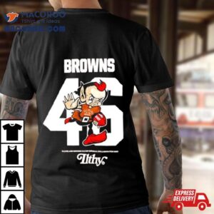 Cleveland Browns Brown Brownie The Elf Tshirt