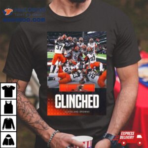 Cleveland Browns Clinched In Nfl Playoffs Tshirt