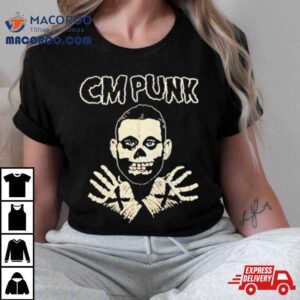 Cm Punk Misfits Fiend Skull Shirt