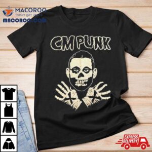 Cm Punk Misfits Fiend Skull Tshirt