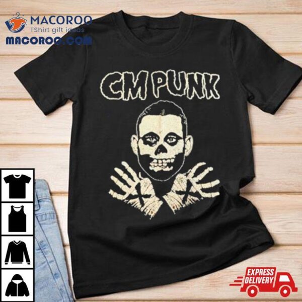 Cm Punk Misfits Fiend Skull Shirt