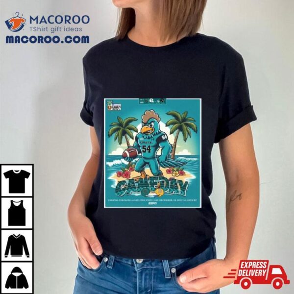 Coastal Carolina Chanticleers Vs San Jose State 2023 Cameday Hawai’i Bowl Dec 23 Shirt