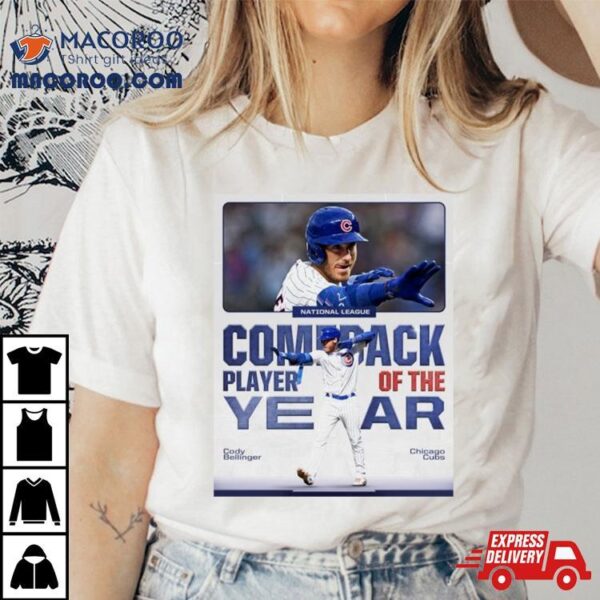 Cody Bellinger Chicago Cubs National League Comeback Player Of The Year Shirt