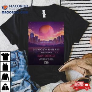 Coldplay San Diego Music Of The Spheres World Tour September And Snapdragon Stadium Tshirt