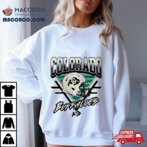 Colorado Buffaloes Helmet Triangle Vintage Shirt 2 Colorado Buffaloes Helmet Triangle Vintage Tshirt