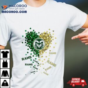 Colorado State Rams Tiny Heart Shape Tshirt