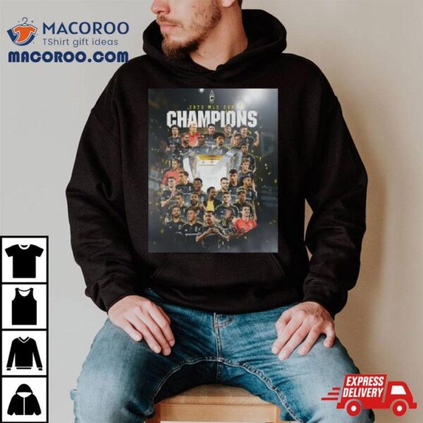 Columbus Crew 2023 Mls Cup Champions Poster Shirt