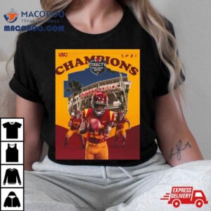 Congrats To Usc Trojans Is The Directtv Holiday Bowl Champions Ncaa College Football Tshirt