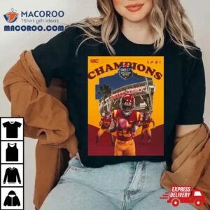 Congrats To Usc Trojans Is The Directtv Holiday Bowl Champions Ncaa College Football Tshirt