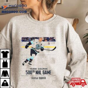 Congrats Yanni Gourde Th Nhl Game Seattle Kraken Tshirt