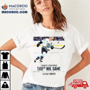 Congrats Yanni Gourde Th Nhl Game Seattle Kraken Tshirt