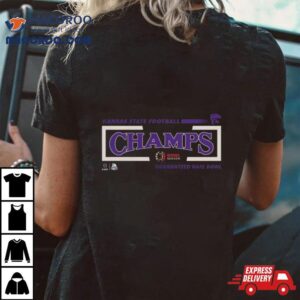 Congratulations Kansas State Wildcats Football Is Champions Of Guaranteed Rate Bowl College Football Bowl Games Season Tshirt