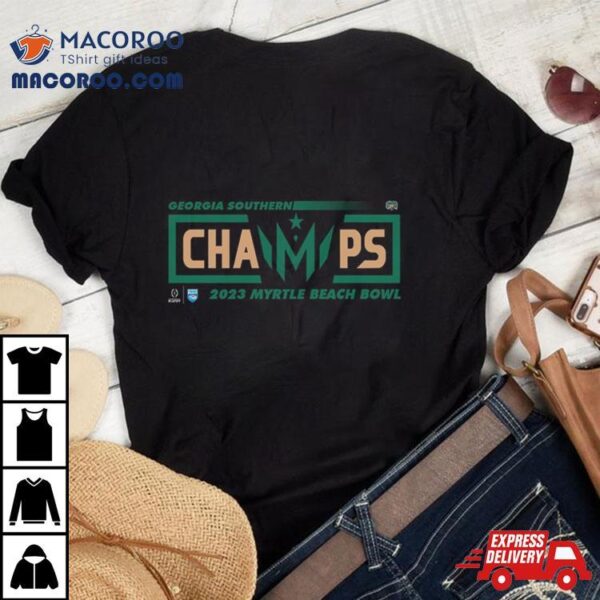 Congratulations Ohio Bobcats Champions 2023 Myrtle Beach Bowl College Football Games T Shirt