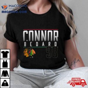 Connor Bedard Chicago Blackhawks Name Amp Number Tshirt