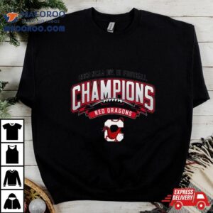 Cortland Red Dragons 2023 Div Football Champions T Shirt