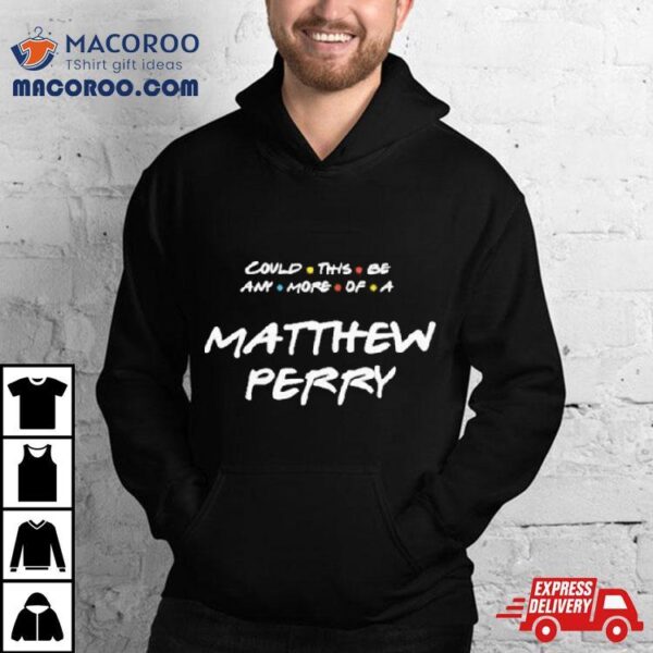 Could This Be Any More Of A Matthew Perry Rip 1969 2023 T Shirt
