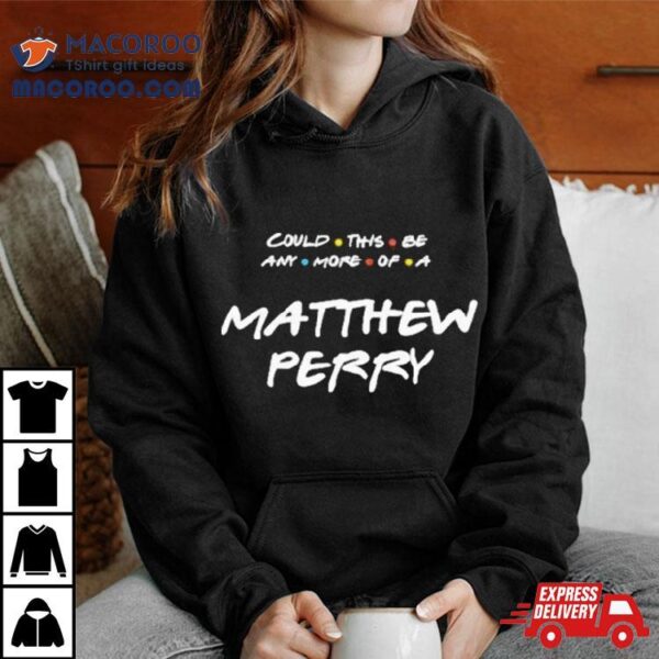 Could This Be Any More Of A Matthew Perry Rip 1969 2023 T Shirt