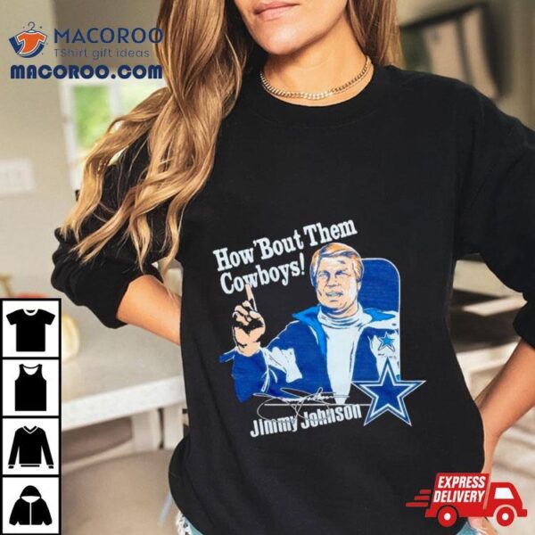 Cowboys Jimmy Johnson Signature T Shirt