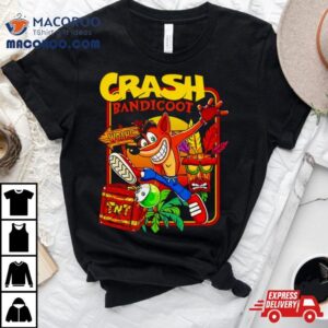 Crash Bandicoot Whoa Crash Cartoon Shirt