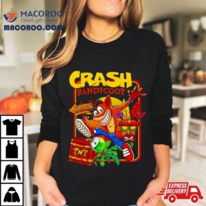 Crash Bandicoot Whoa Crash Cartoon Tshirt