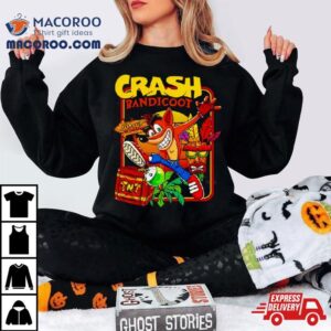 Crash Bandicoot Whoa Crash Cartoon Tshirt