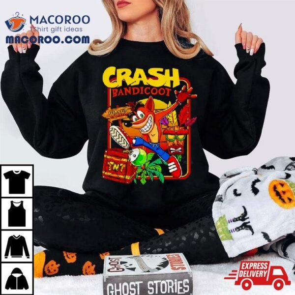 Crash Bandicoot Whoa Crash Cartoon Shirt