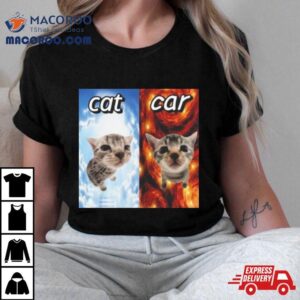 Cringey Tees Cat Vs Car Cringey Tshirt