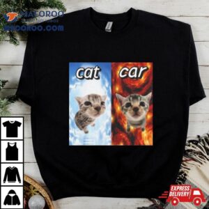 Cringey Tees Cat Vs Car Cringey Tshirt