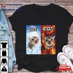 Cringey Tees Cat Vs Car Cringey Tshirt