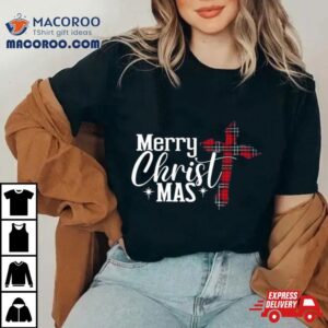 Cross Merry Christmas Christian Tshirt