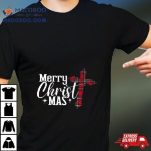 Cross Merry Christmas Christian Tshirt