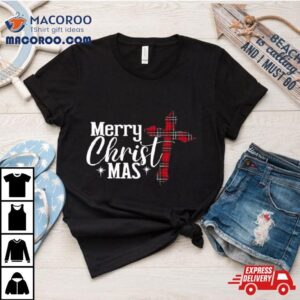 Cross Merry Christmas Christian Tshirt