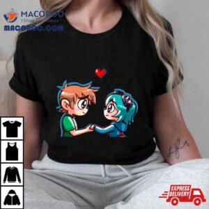 Cute Art Scott Pilgrim Ramona Flowers The World Tshirt