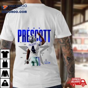 Dak Prescott Dallas Cowboys Signature Tshirt