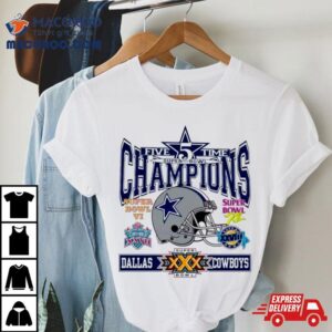 Dallas Cowboys Time Super Bowl Champions Tshirt