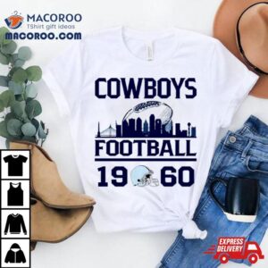 Dallas Cowboys Football Skyline Retro Tshirt