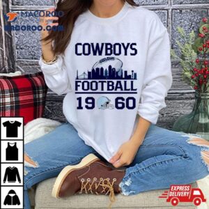 Dallas Cowboys Football Skyline Retro Tshirt