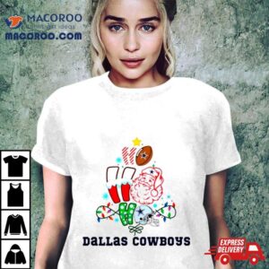 Dallas Cowboys Santa Football Helme Tshirt