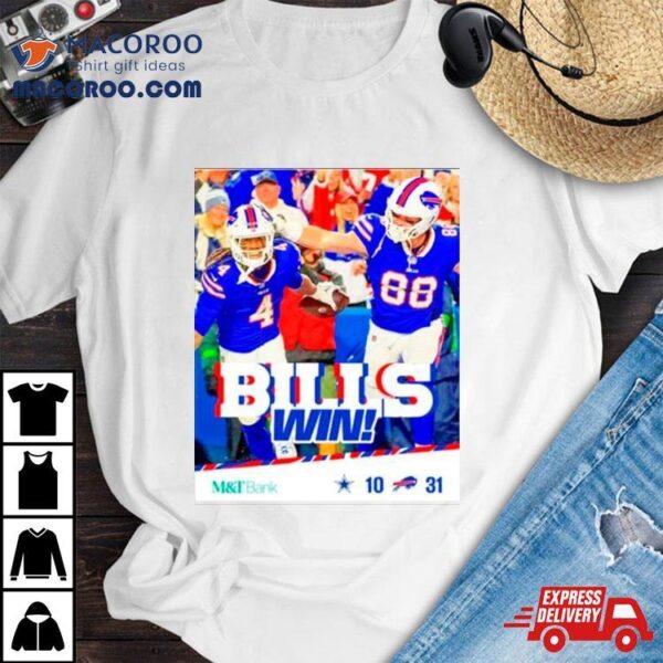 Dallas Cowboys Vs Buffalo Bills Win Poster Shirt