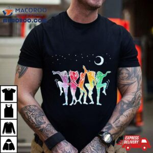 Dancing Rainbow People Under The Moon Shirt