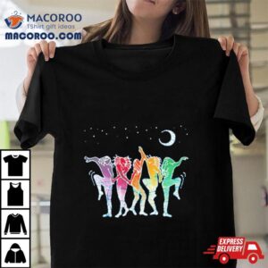 Dancing Rainbow People Under The Moon Shirt